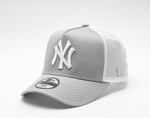 Dětská kšiltovka New Era 9FORTY Kids A-Frame Trucker MLB Kids Clean New York Yankees - Graphite / Wh