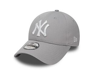 Dětská kšiltovka New Era 9FORTY Kids MLB League Basic New York Yankees - Grey / White