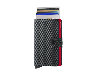 Peněženka Secrid Miniwallet Cubic Black-Red