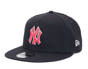 Kšiltovka New Era 9FIFTY MLB Outline New York Yankees Navy / Lava Red