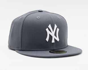 Kšiltovka New Era 59FIFTY MLB Basic New York Yankees - Graphite / White
