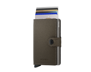 Peněženka Miniwallet Secrid Carbon Khaki