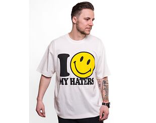 Triko Market Smiley Haters T-Shirt Cream