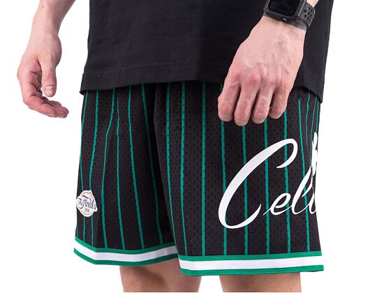 Kraťasy Mitchell & Ness NBA M&N CITY COLLECTION MESH SHORT CELTICS Black / Green