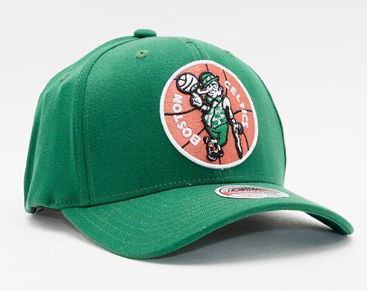 Kšiltovka Mitchell & Ness Boston Celtics Team Ground Stretch Snapback Celtics HWC Kelly Green