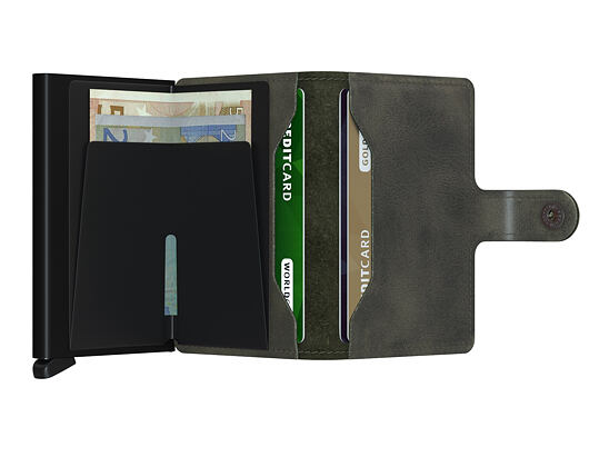 Peněženka Secrid Miniwallet Vintage Olive/Black