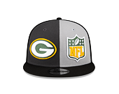 Kšiltovka New Era 9FIFTY NFL Sideline 23 Green Bay Packers Graphite