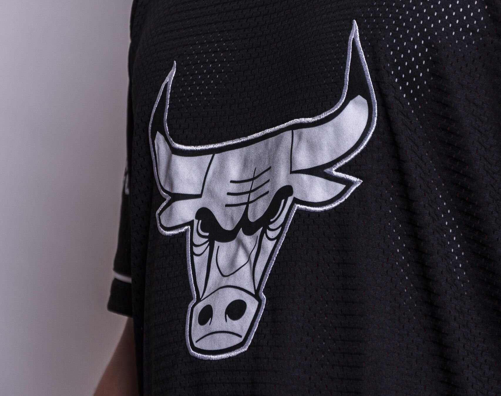 shorts New Era Team Logo Oversized NBA Chicago Bulls - Black/Faded Red -  men´s 