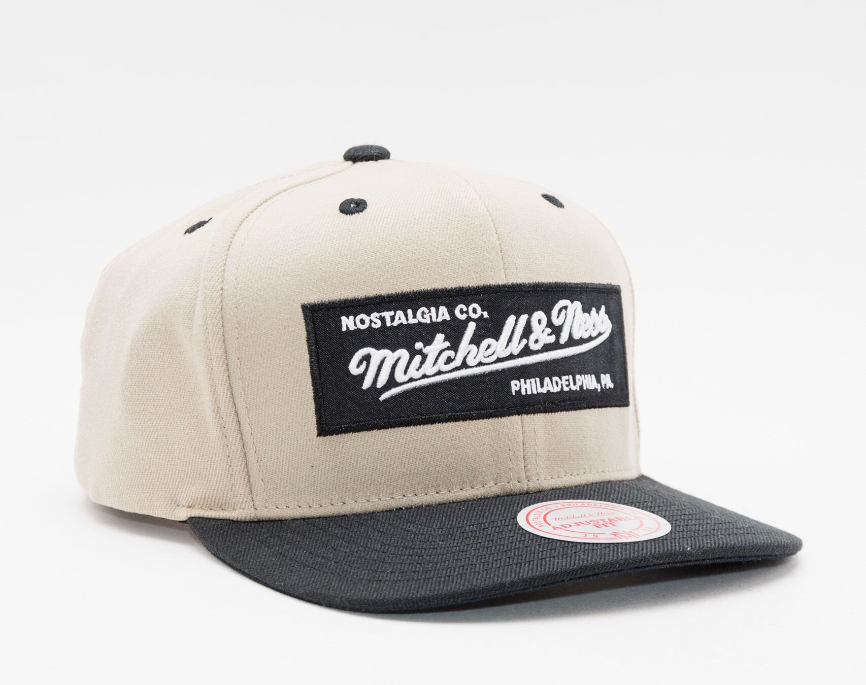 mitchell and ness khaki snapback