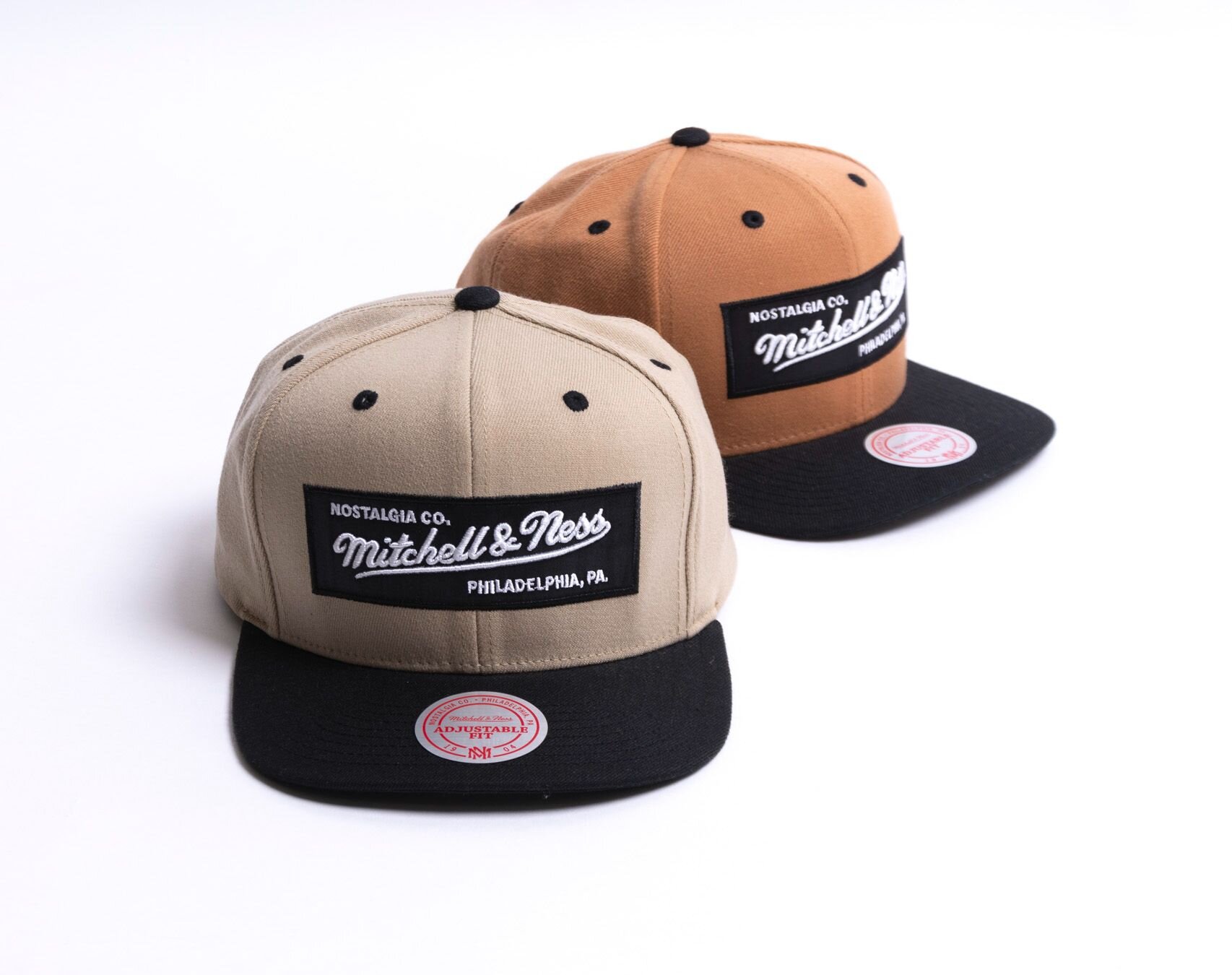 mitchell and ness khaki snapback