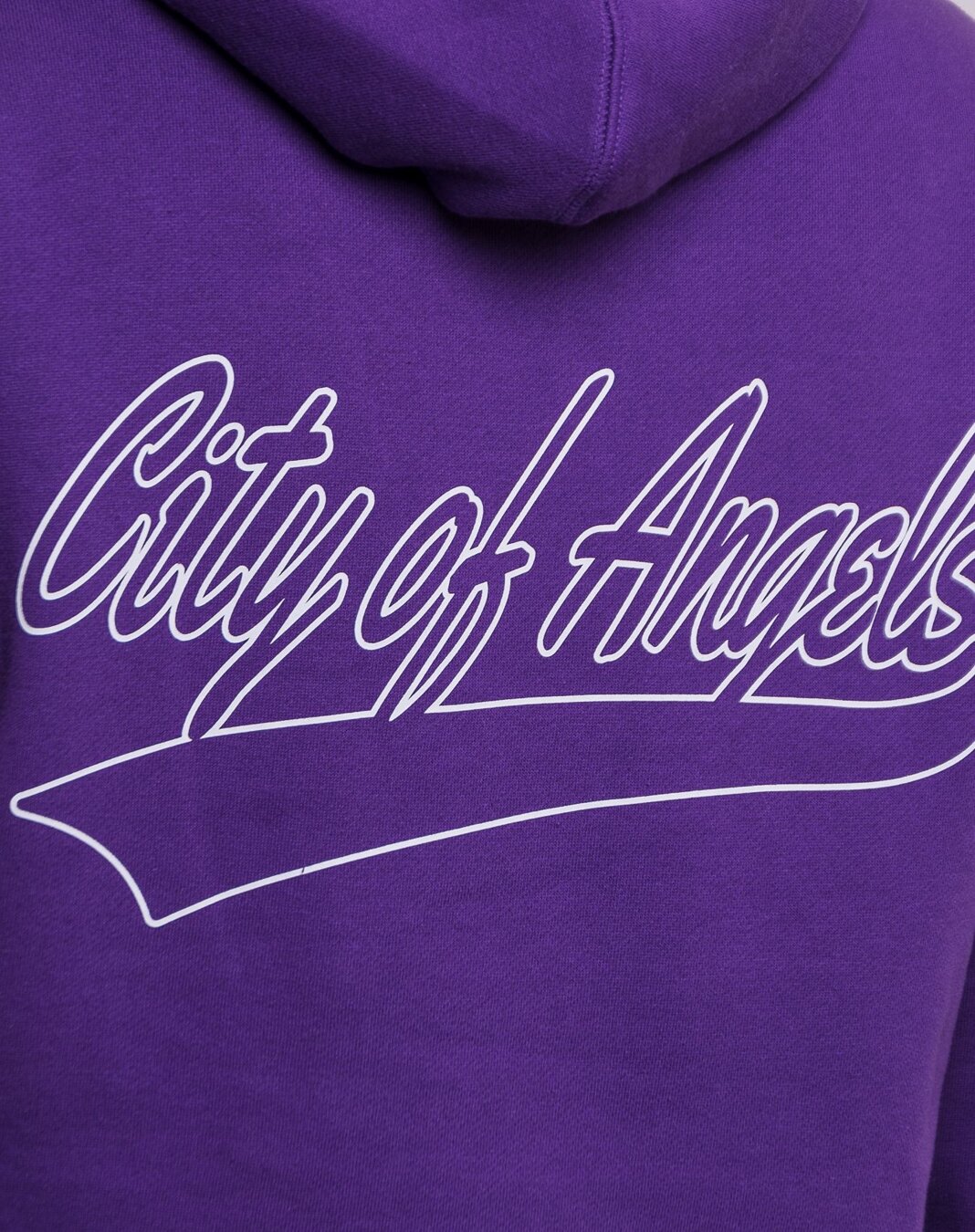 Mitchell & Ness Los Angeles Lakers Champion City Purple Hoodie Sweater  Medium