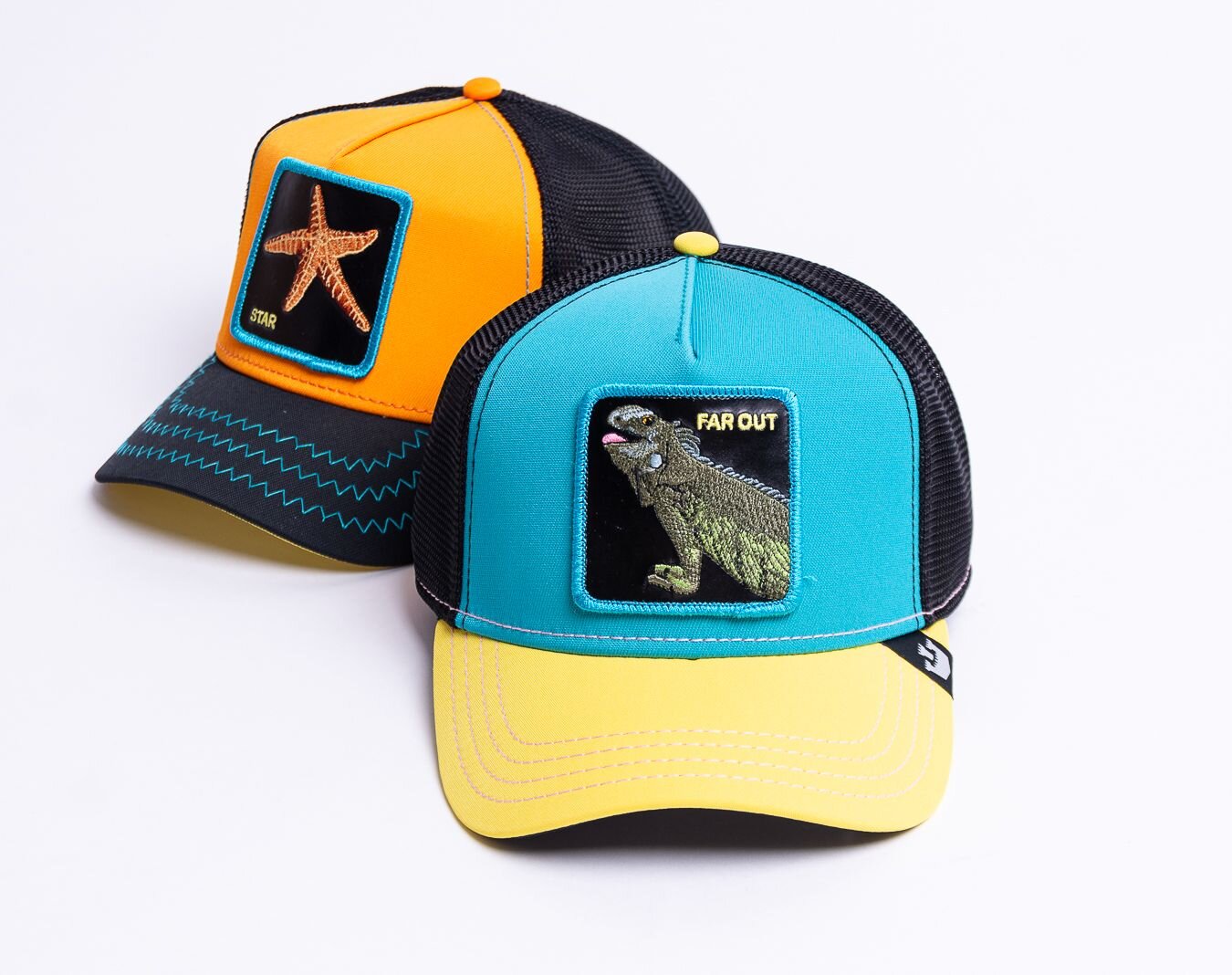 Kšiltovka Goorin Brothers Summer Nights Capsule Iguana Party Teal