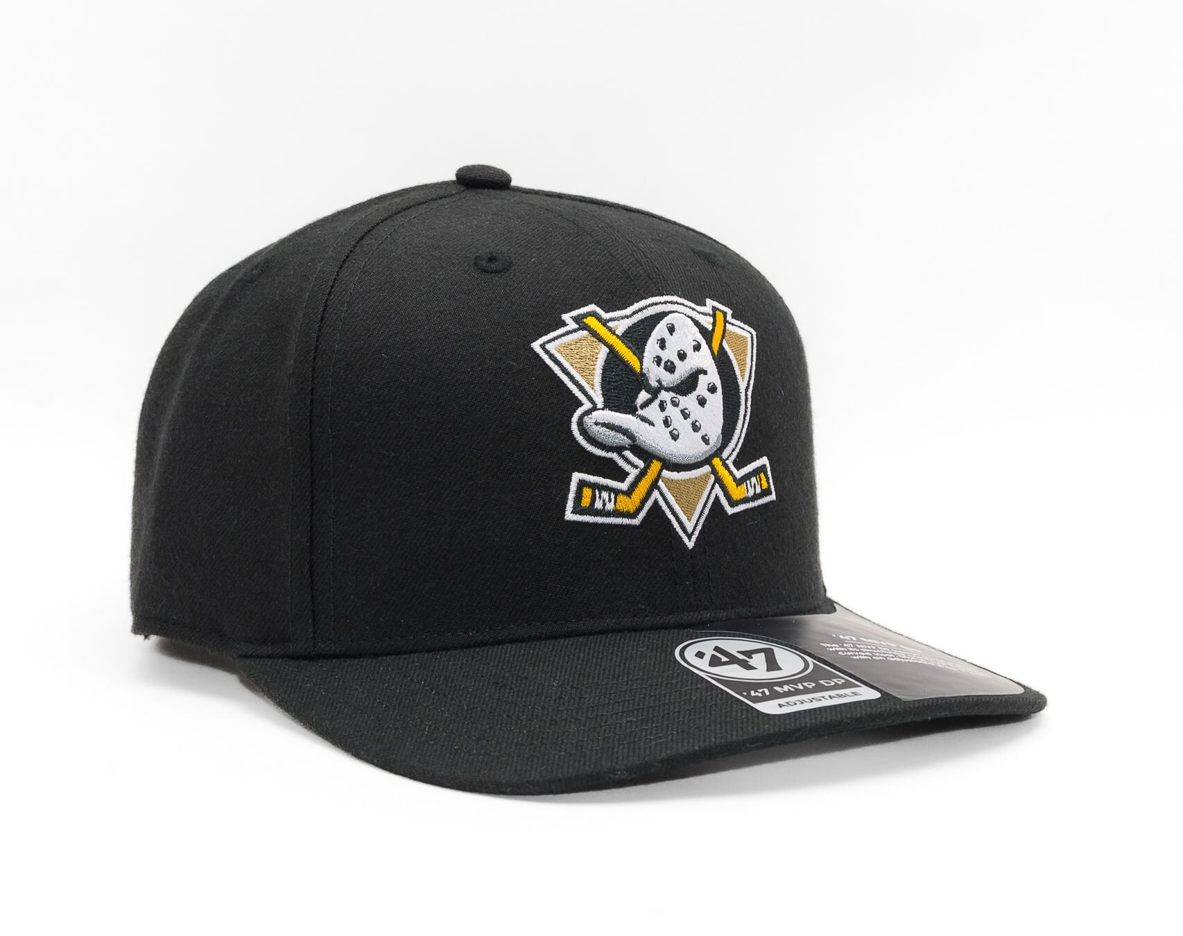 47Brand Anaheim Ducks Bone MVP Snapback Hat, 47 BRAND HATS