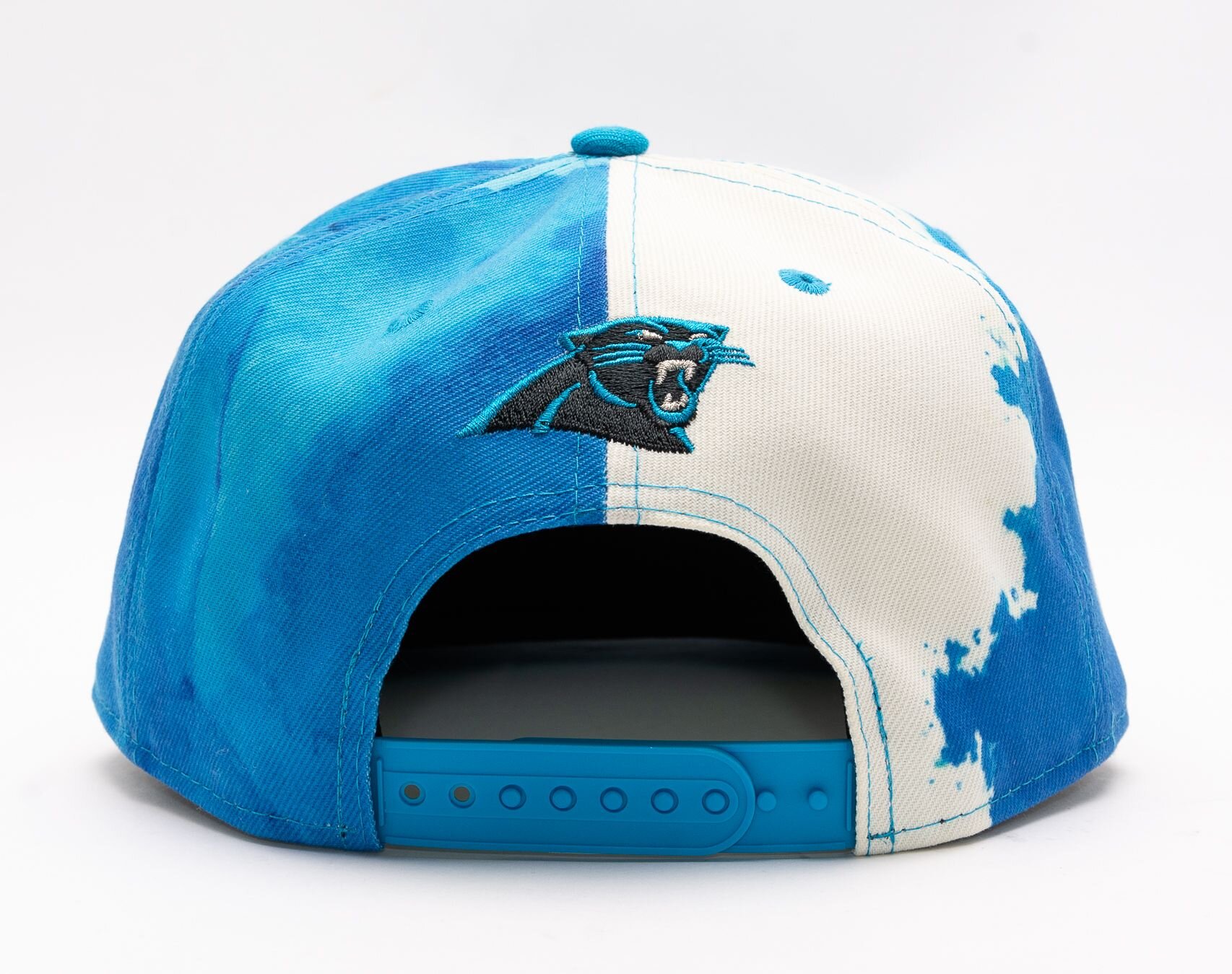Carolina Panthers New Era 2022 Sideline 9FIFTY Ink Dye Snapback Hat - Blue