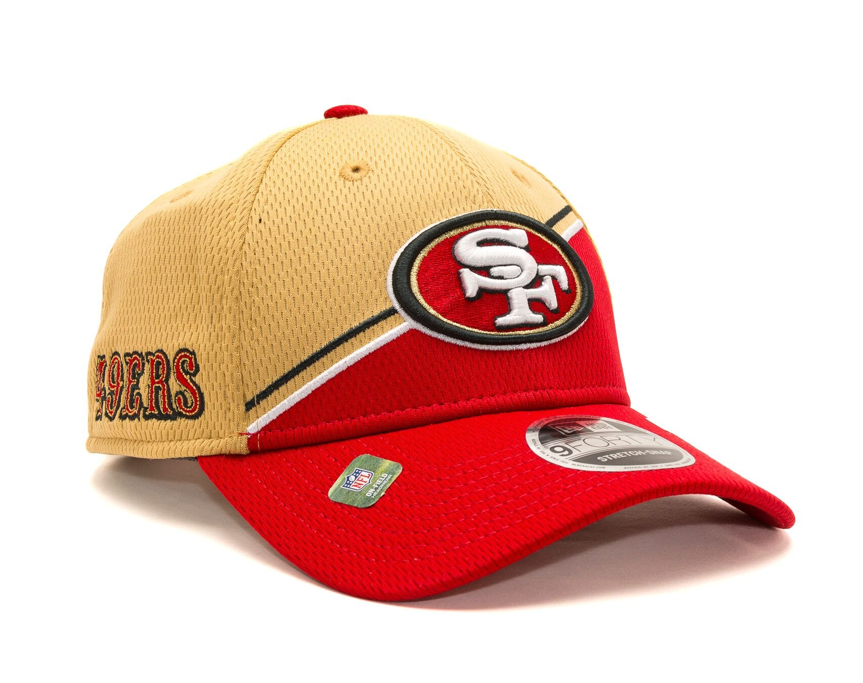 San Francisco 49Ers NFL 2023 Sideline New Era 9Forty Stretch Snap Team Cap