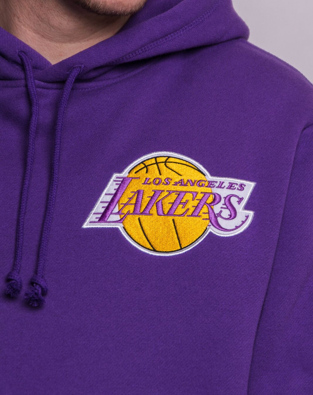 Mitchell & Ness Men's Los Angeles Lakers Purple Champ City Hoodie, Small