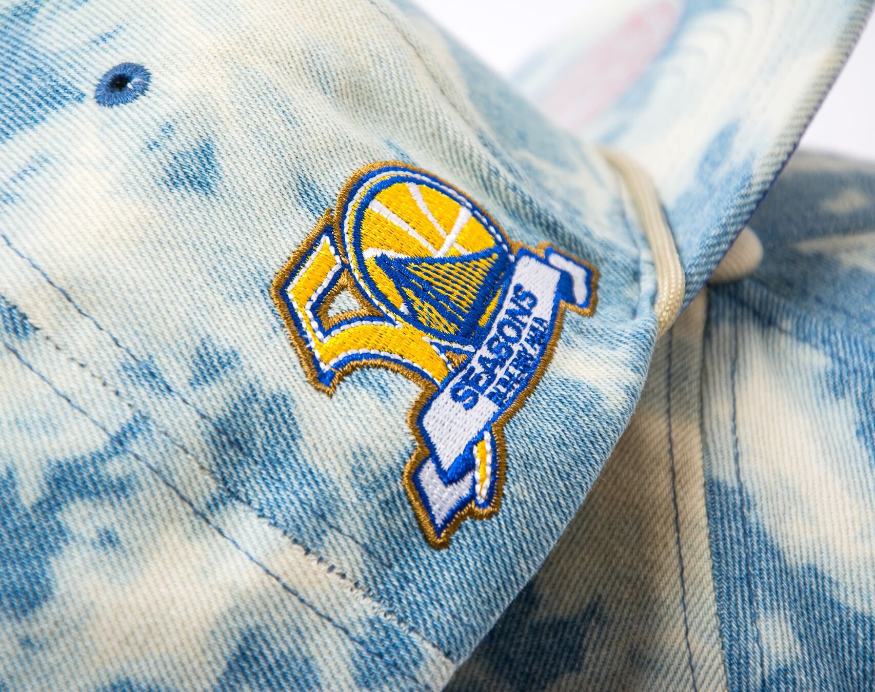 SF 49ers 'ACID-WASH SNAPBACK' Blue Hat by Mitchell and Ness 