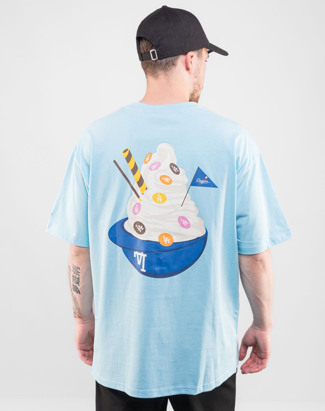 T-shirt Man New Era Mlb La Dodgers Ice Cream Oversize 60357134