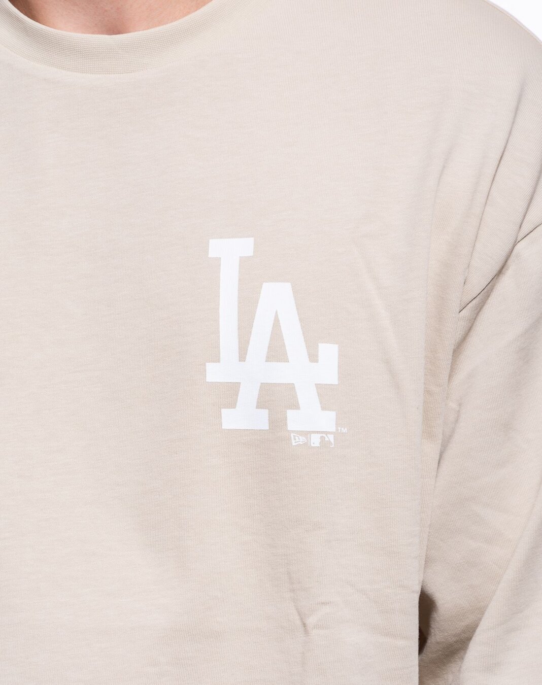 LA Dodgers MLB Fish Graphic Oversized Stone T-Shirt