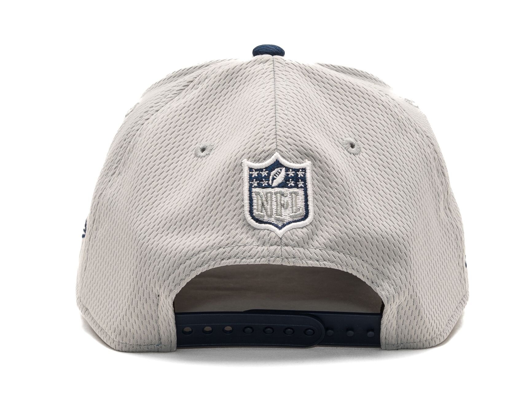 Dallas Cowboys NFL 2023 Sideline New Era 9Forty Stretch Snap Grey