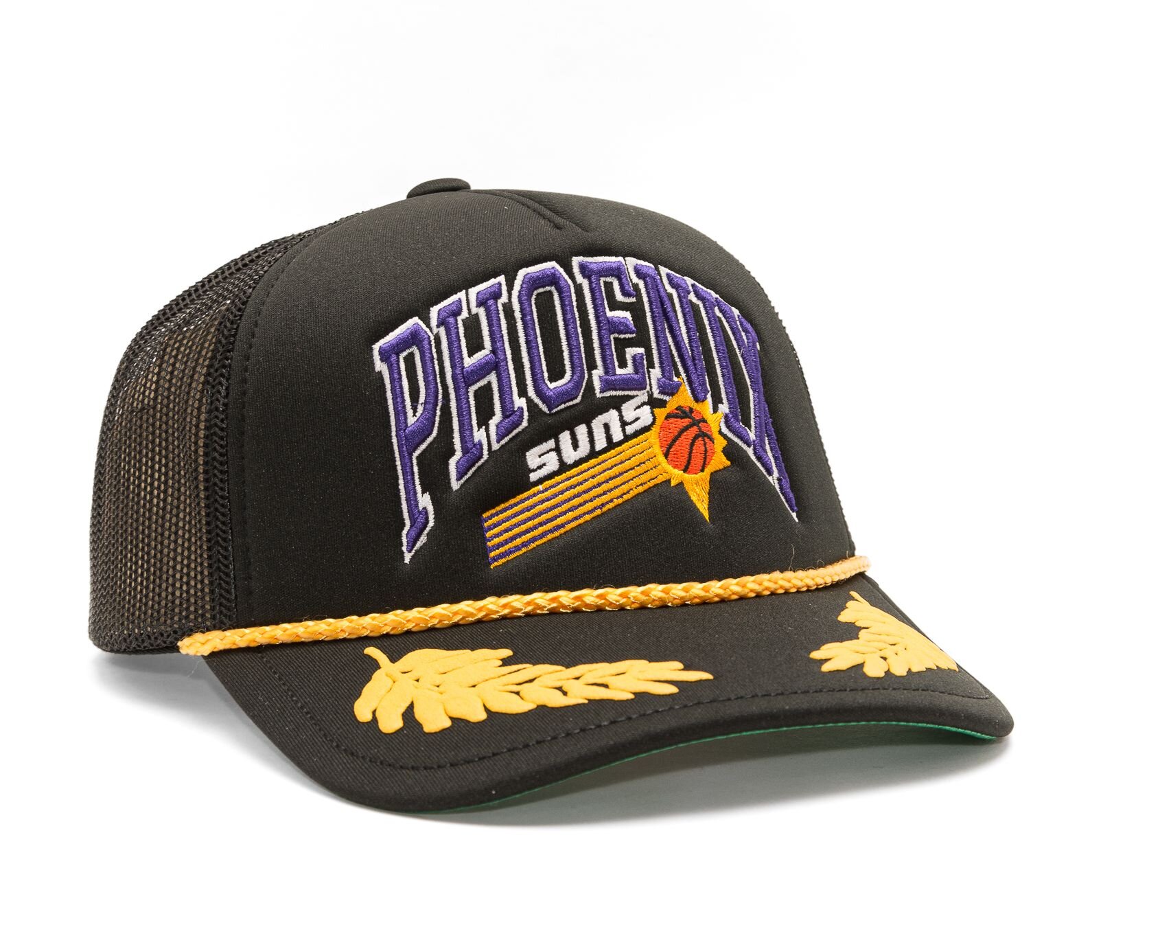 Mitchell & Ness LA Lakers HWC Gold Leaf NBA Trucker Cap