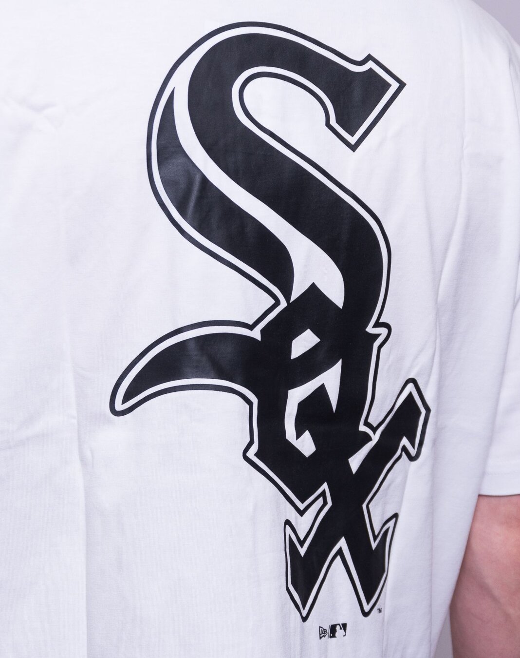 NEW ERA CHICAGO WHITE SOX MLB HERITAGE WHITE OVERSIZED T-SHIRT 60332224