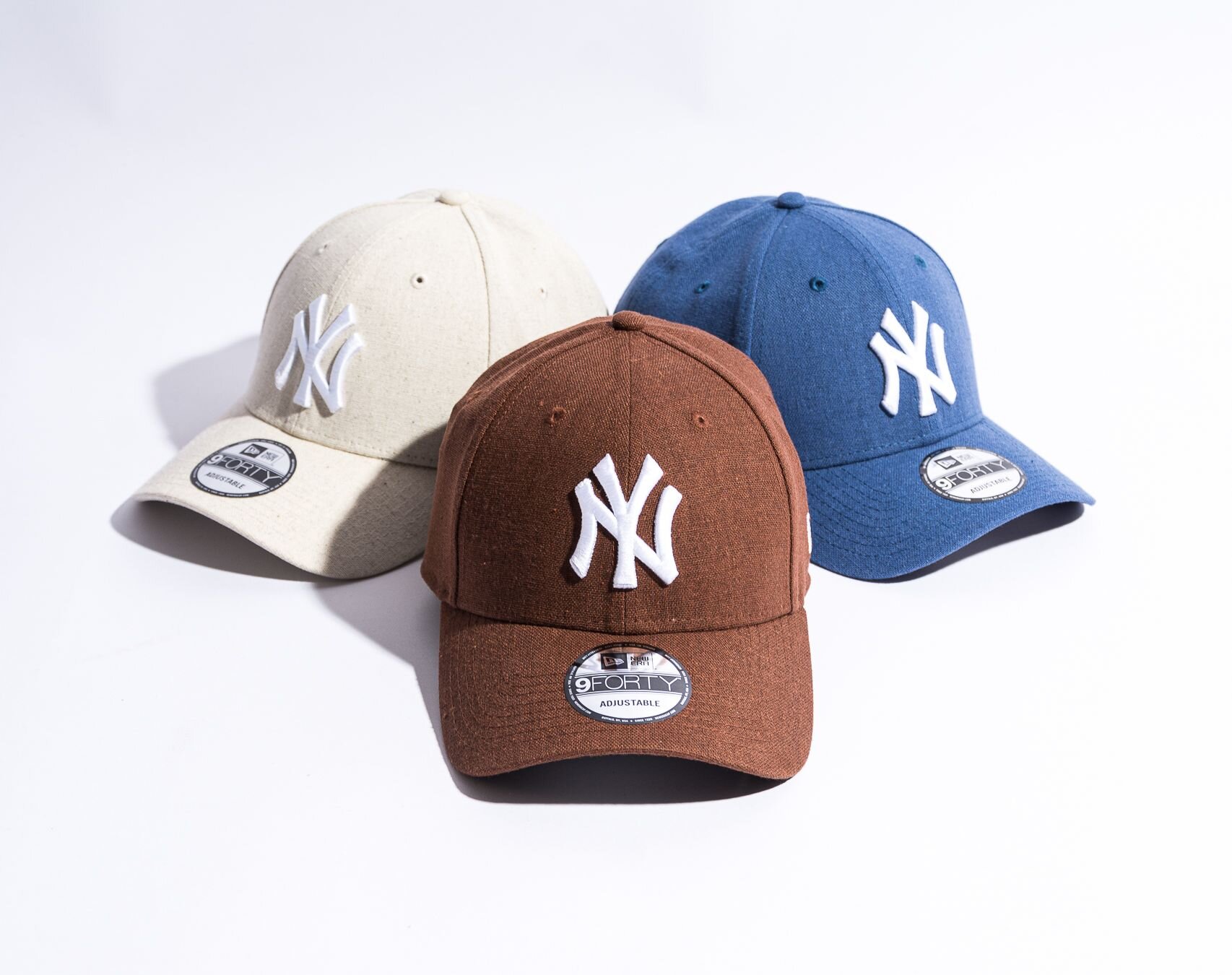 New york Yankees Linen 9Forty Cap Brown - Burned Sports