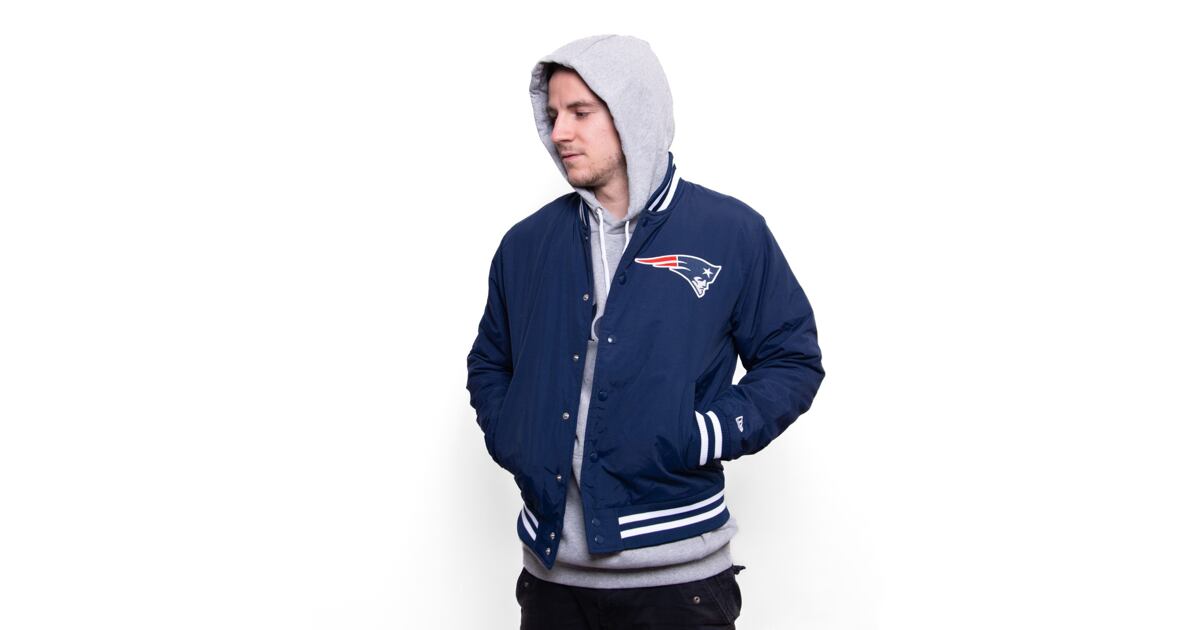 New Era NFL Team Wordmark Bomber New England Patriots navy