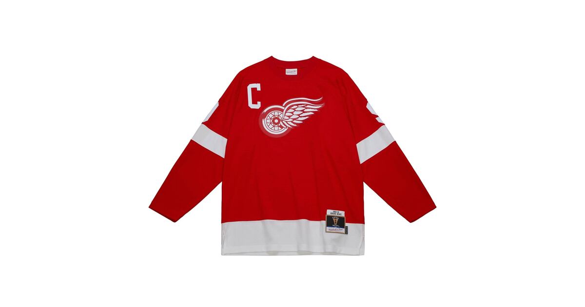 Mitchell & Ness NHL Practice Day Button Front Jersey Detroit Red Wings