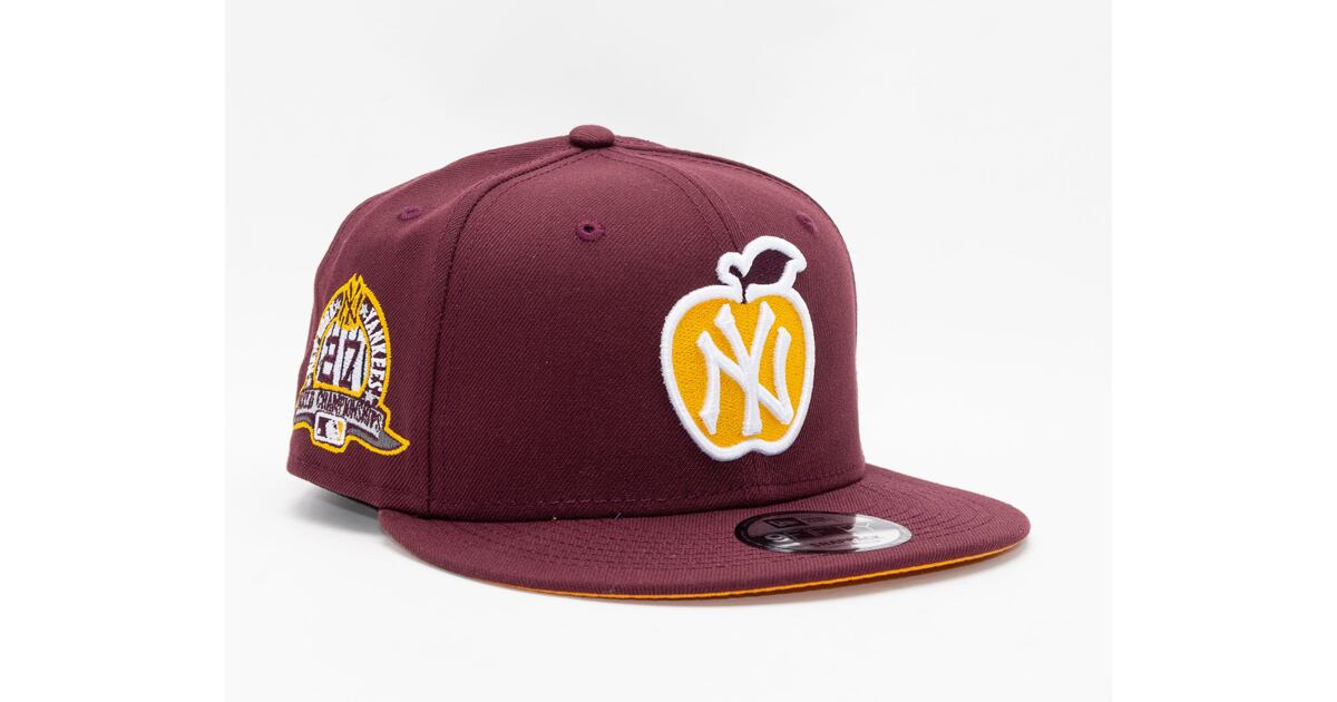 Kšiltovka New Era 9FIFTY MLB Apple New York Yankees Maroon - Snapbacks