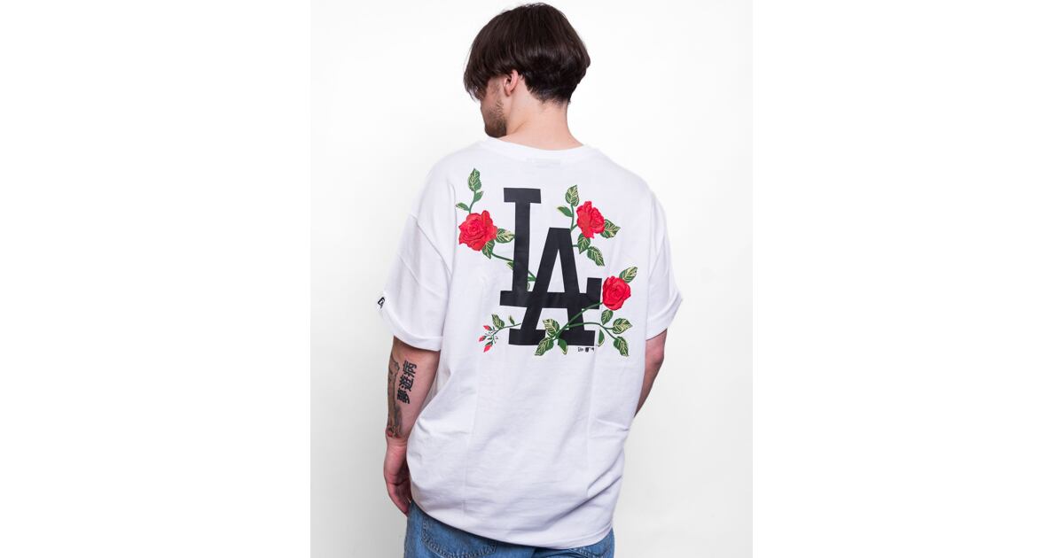 Triko New Era MLB Floral Graphic Flowers Oversized Tee New York Yankees  Black / Optic White - Snapbacks