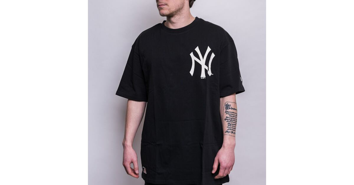 Triko New Era MLB League Essentials Oversized Tee New York Yankees  Green/White - Snapbacks