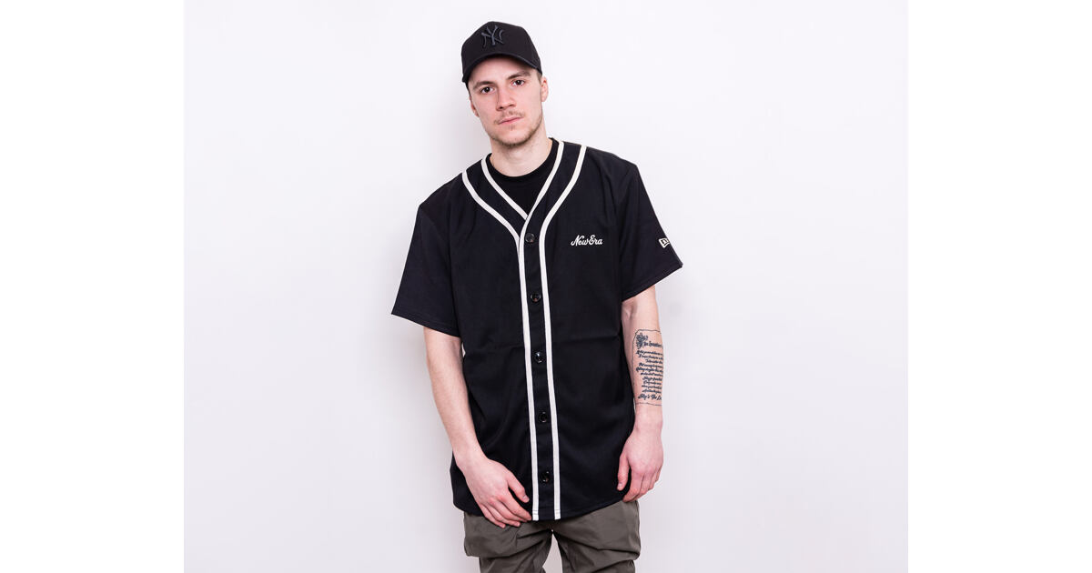 New Era Icons Black Baseball Jersey