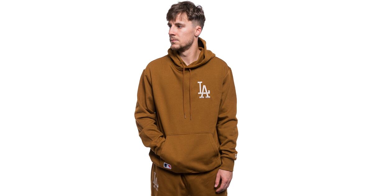 New Era MLB LA Dodgers League Essential Oversized Hoodie - Brown (60416437)