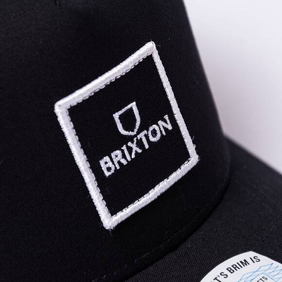 Kšiltovka Brixton Alpha Block X C MP Mesh Cap - Black