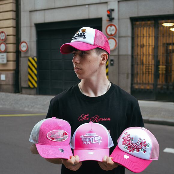 Kšiltovka Von Dutch Trucker Mesa - Pink