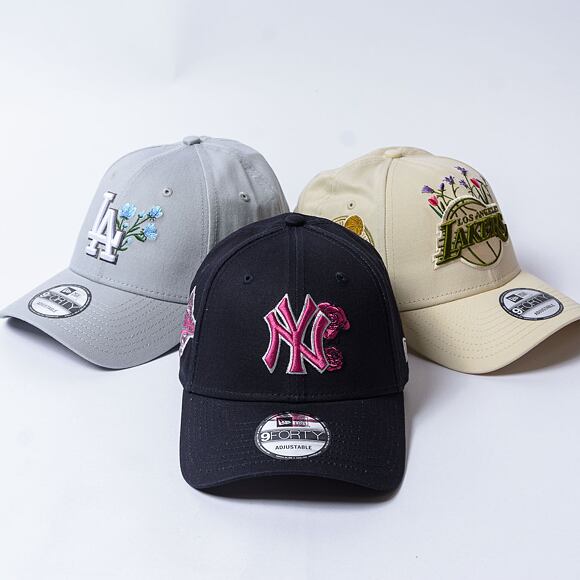 Kšiltovka New Era - 9FORTY Flower Icon - NY Yankees - Navy