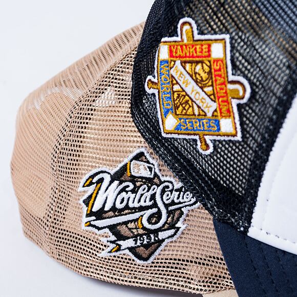 Kšiltovka New Era - 9FORTY Trucker World Series - NY Yankees - Beige