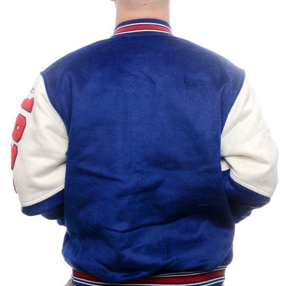 Bunda Mitchell & Ness - Team History Varsity Jacket Vintage Logo - New York Rangers - Blue