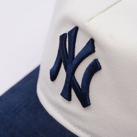 Kšiltovka New Era - MLB Script GOLFER - NY Yankees - Cream / Navy