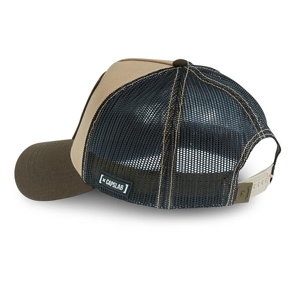 Kšiltovka Capslab - Trucker Dragon - Brown