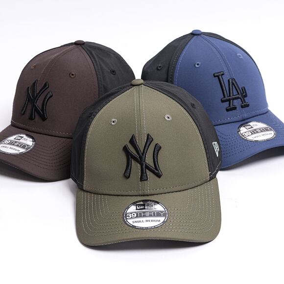 Kšiltovka New Era 39THIRTY MLB Two tone 39thirty New York Yankees Olive