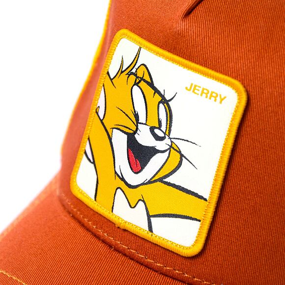 Kšiltovka Capslab Tom and Jerry Trucker - Victorious Jerry - Brown