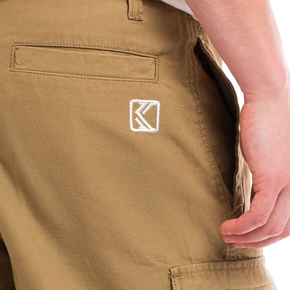 Kraťasy Karl Kani Retro Washed Cargo Shorts sand