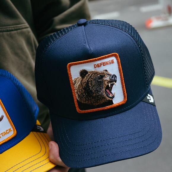 Kšiltovka Goorin Trucker - Bear Fan - Navy