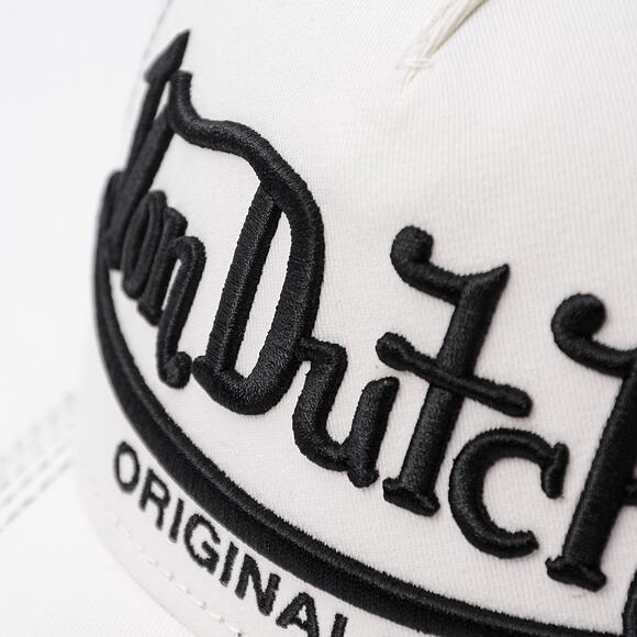 Kšiltovka Von Dutch Riverside Cotton Twill White/Black