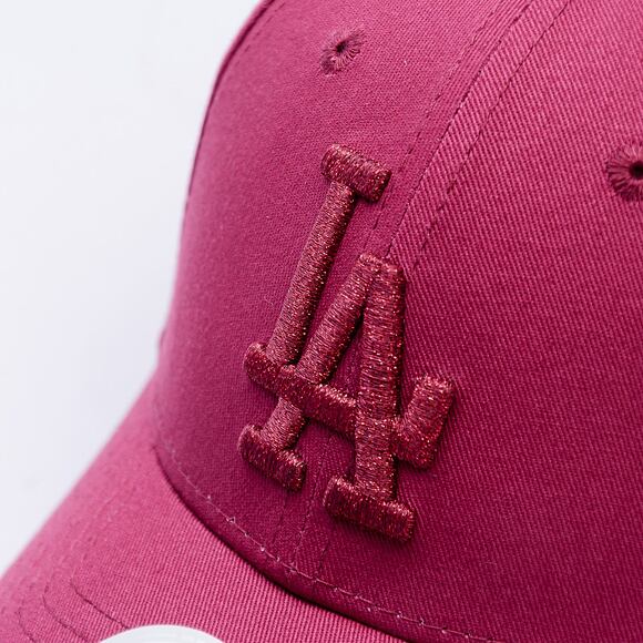 Dámská Kšiltovka New Era - MLB Metallic 9FORTY - LA Dodgers - Burgundy