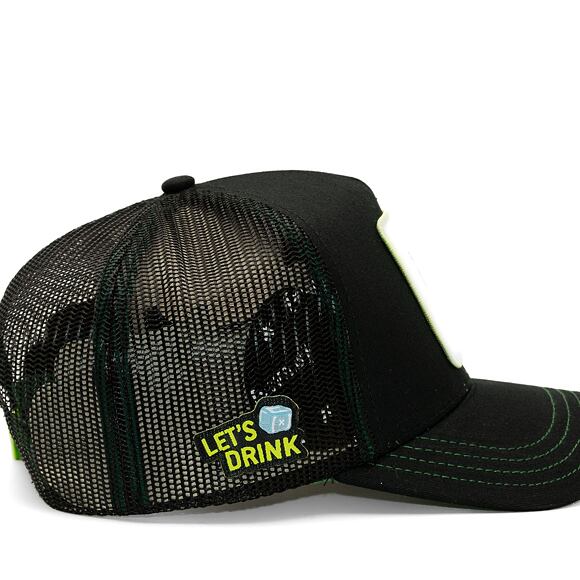 Kšiltovka Capslab - Trucker Mojito - Black / Lime Green