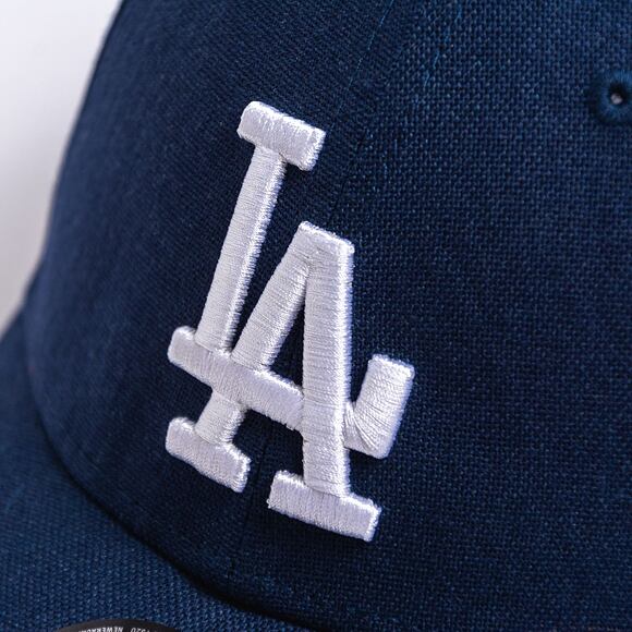 Kšiltovka New Era 9FORTY MLB Linen Los Angeles Dodgers - Navy / White