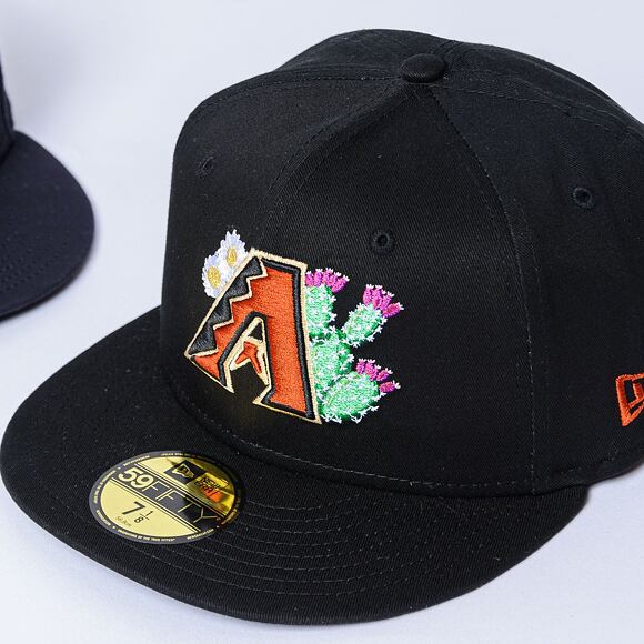 Kšiltovka New Era - 59FIFTY MLB City Flower Icon - Arizona Diamondbacks - Black